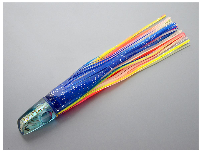 BGマック サイズ10 メキシコルモブルー 青ピンク/白ルモ